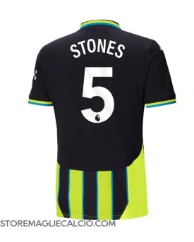 Manchester City John Stones #5 Maglia Gara Trasferta Repliche 2024-25